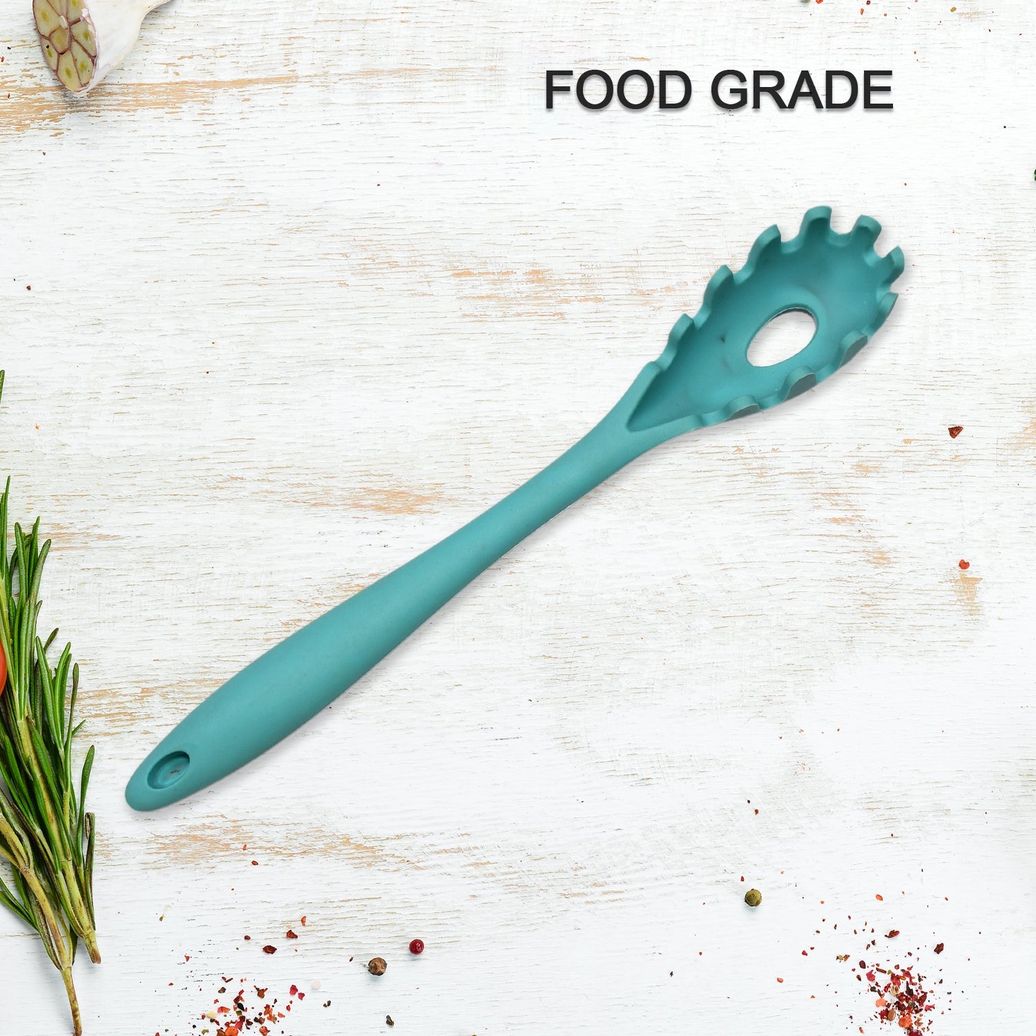 5398 Pasta Fork High Heat Resistant Hygienic One Piece Design, Spaghetti Strainer & Server Spoon Pasta Forks DeoDap 5398 Pasta Fork High Heat Resistant Hygienic One Piece Design, Spaghetti Strainer & Server Spoon Pasta Forks DeoDap